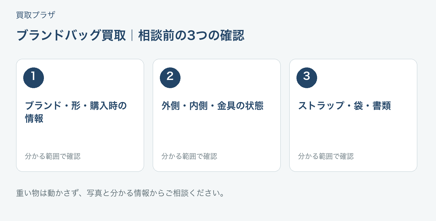 福岡市 ブランドバッグ買取の相談前チェック
